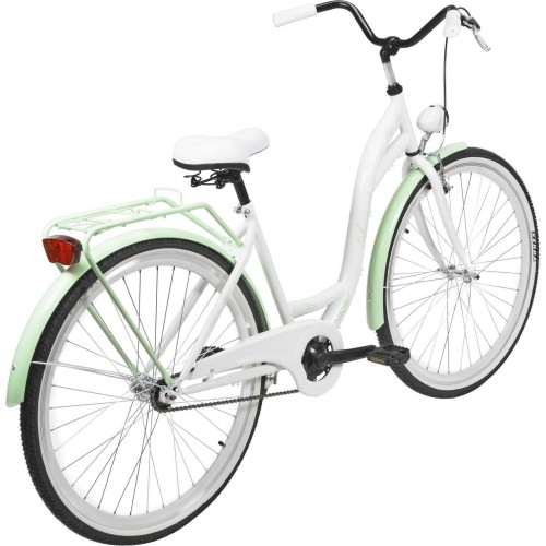 Dviratis AZIMUT City Lux 28" 2023 biały-mięta