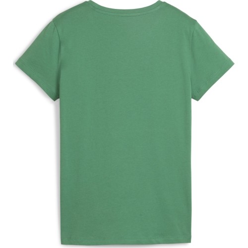 Damska koszulka Puma ESS+ Script Tee, zielona, 679315 86