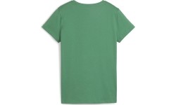 Damska koszulka Puma ESS+ Script Tee, zielona, 679315 86