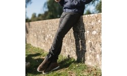 Męskie jeansy motocyklowe Oxford Original Approved CE Slim Fit Black