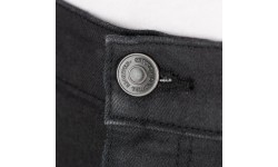 Męskie jeansy motocyklowe Oxford Original Approved CE Slim Fit Black