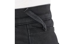 Męskie jeansy motocyklowe Oxford Original Approved CE Slim Fit Black