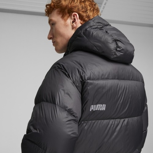 Puma Lightweight Hooded męska kurtka puchowa czarna 675377 01
