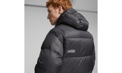 Puma Lightweight Hooded męska kurtka puchowa czarna 675377 01