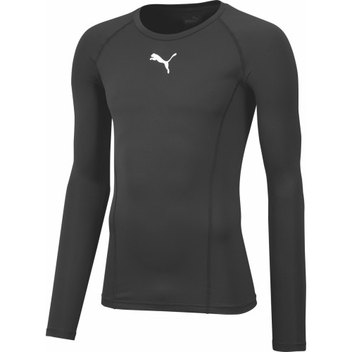 Koszulka młodzieżowa Puma Liga Baselayer Tee, czarna 655921 03