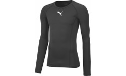 Koszulka młodzieżowa Puma Liga Baselayer Tee, czarna 655921 03