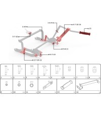 Tylna jednostka podnosząca - zestaw montażowy