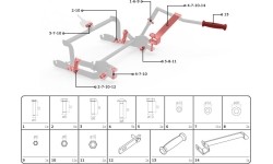 Tylny mechanizm podnoszący – zestaw montażowy