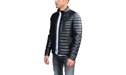 J.Style skórzana kurtka męska czarna 11Z8186