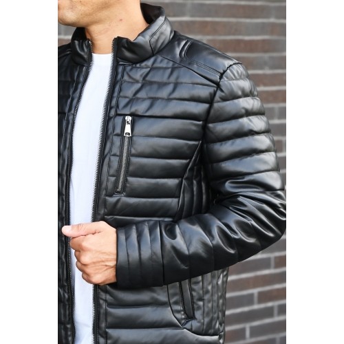 J.Style Odinė Striukė Vyrams Black 11Z8186