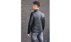 J.Style skórzana kurtka męska czarna 11Z8186