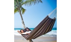Podwójny hamak ogrodowy Amazonas Barbados Mocca, Dla 2 osób