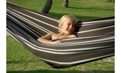 Podwójny hamak ogrodowy Amazonas Barbados Mocca, Dla 2 osób