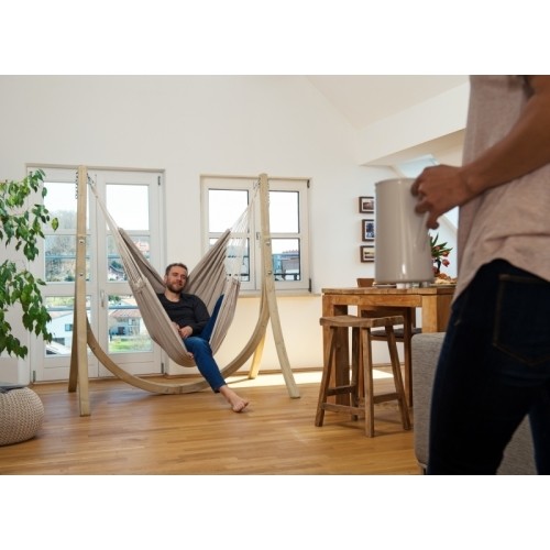 Hamak do siedzenia ogorodowy Wiszące krzesło Amazonas Artista, Beżowy