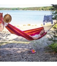 Hamak ogrodowy turystyczny Amazonas Santana, Różowy