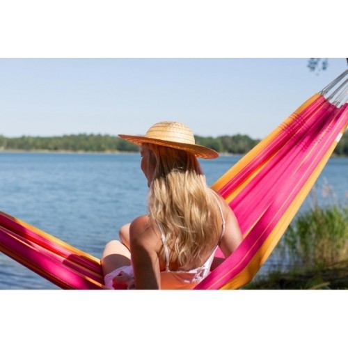 Hamak ogrodowy turystyczny Amazonas Santana, Różowy