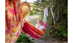 Hamak ogrodowy turystyczny Amazonas Santana, Różowy