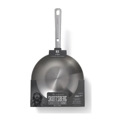 Patelnia WOK ze stali nierdzewnej Skottsberg 28cm