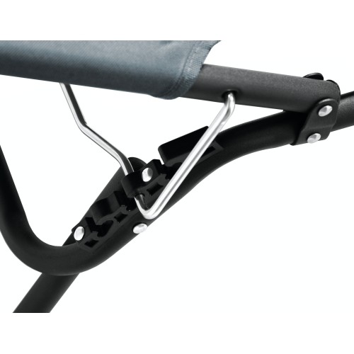 Składany leżak kempingowy BERLIN szary