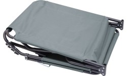 Składany leżak kempingowy BERLIN szary