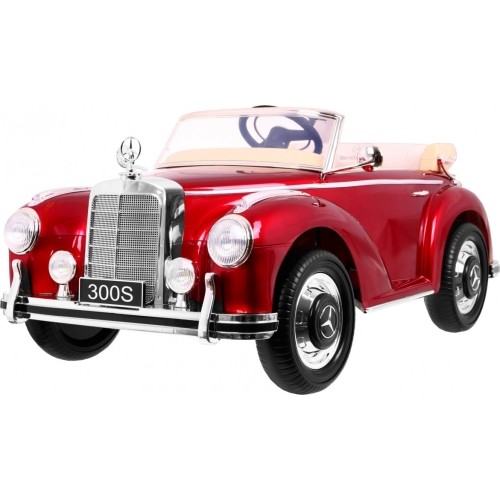 Pojazd Mercedes Benz 300S RETRO Czerwony lakier