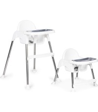 Krzesełko fotelik do karmienia 2w1 tacka pasy ECOTOYS
