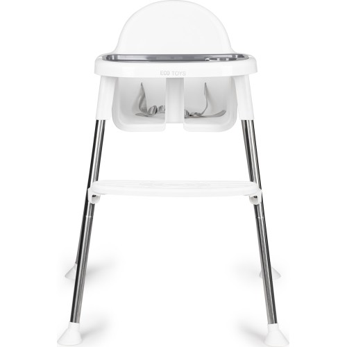 Krzesełko fotelik do karmienia 2w1 tacka pasy ECOTOYS