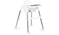 Krzesełko fotelik do karmienia 2w1 tacka pasy ECOTOYS