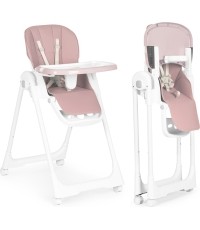 Regulacja wysokości krzesełka do karmienia Paski z ekoskóry Podwójna tacka