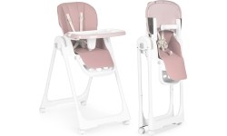 Regulacja wysokości krzesełka do karmienia Paski z ekoskóry Podwójna tacka