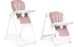 Regulacja wysokości krzesełka do karmienia Paski z ekoskóry Podwójna tacka