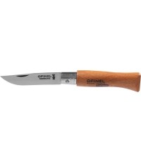 Nóż Opinel 4 stal węglowa, buk