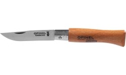 Nóż Opinel 4 stal węglowa, buk