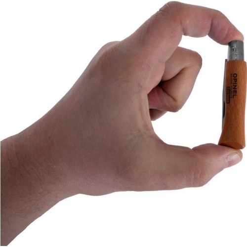 Nóż Opinel 4 stal węglowa, buk