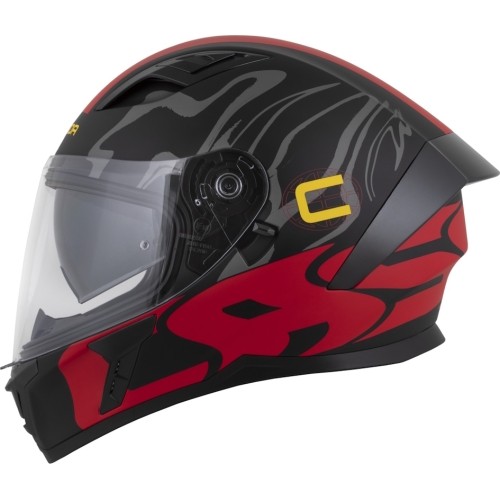 Kask motocyklowy Cassida Orbit Multivers Matte Black/Red/Gray/Yellow