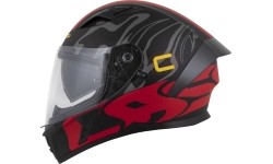 Kask motocyklowy Cassida Orbit Multivers Matte Black/Red/Gray/Yellow