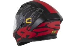 Kask motocyklowy Cassida Orbit Multivers Matte Black/Red/Gray/Yellow