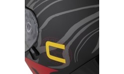 Kask motocyklowy Cassida Orbit Multivers Matte Black/Red/Gray/Yellow