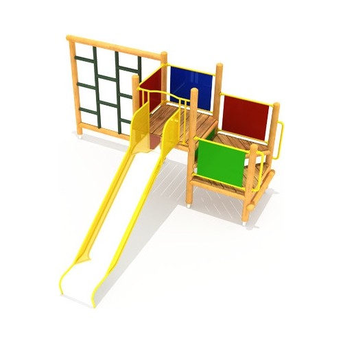 Drewniany plac zabaw dla dzieci Model 4-B