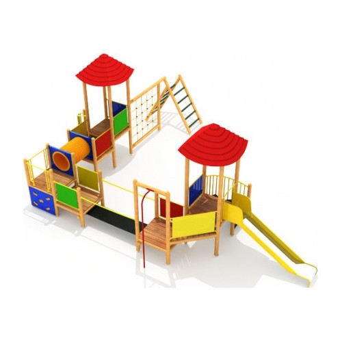 Drewniany plac zabaw dla dzieci Model 01-C