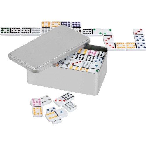 Gra domino Philos Double 12, metalowe pudełko, 3628
