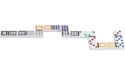 Gra domino Philos Double 12, metalowe pudełko, 3628