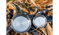 Patelnia turystyczna ze stali nierdzewnej na otwarty ogień Primus Campfire - 21 cm