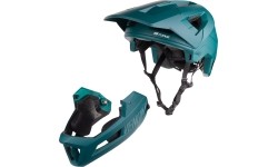 Kask zjazdowy FORCE VENOM // rozmiar: L / XL (58 - 61 cm) (turkusowy)
