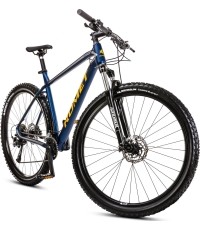 Dviratis Romet Mustang M3 CS 2025 ciemnoniebiesko-żółty