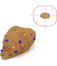 Skała wspinaczkowa Model SW-0901