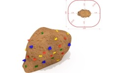 Skała wspinaczkowa Model SW-0901