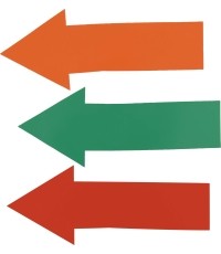 Straight arrowhead marker set