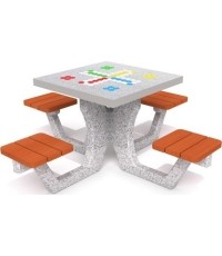 Stół betonowy do gry w Ludo Inter-Play 01