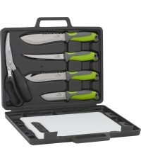 Zestaw noży do grilla Cattara, 4+1+1